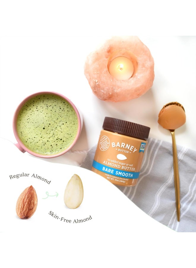 Barney Butter Almond Butter Bare Smooth No Added Sugar or Salt, Skin-Free Almonds 10oz (284g) - Image 4